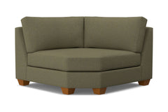 Tuxedo Round Corner :: Leg Finish: Pecan