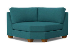 Tuxedo Round Corner :: Leg Finish: Pecan