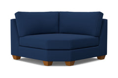 Tuxedo Round Corner :: Leg Finish: Pecan