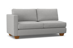 Catalina Left Arm Apartment Size Sofa :: Leg Finish: Pecan / Configuration: LAF - Chaise on the Left