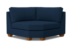 Tuxedo Round Corner :: Leg Finish: Pecan