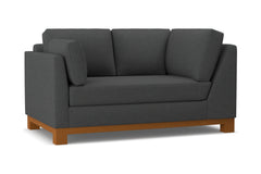 Avalon Left Arm Corner Loveseat :: Leg Finish: Pecan / Configuration: LAF - Chaise on the Left