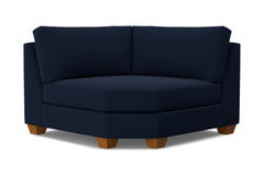 Tuxedo Round Corner :: Leg Finish: Pecan