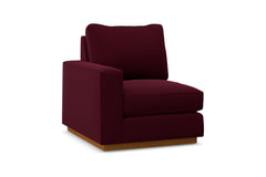 Harper Left Arm Chair :: Leg Finish: Pecan / Configuration: LAF - Chaise on the Left