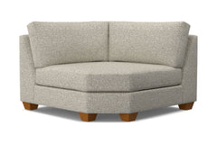Tuxedo Round Corner :: Leg Finish: Pecan