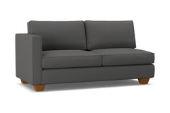 Catalina Left Arm Apartment Size Sofa :: Leg Finish: Pecan / Configuration: LAF - Chaise on the Left