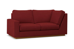 Harper Left Arm Corner Loveseat :: Leg Finish: Pecan / Configuration: LAF - Chaise on the Left