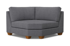 Tuxedo Round Corner :: Leg Finish: Pecan