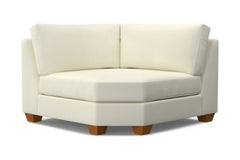 Tuxedo Round Corner :: Leg Finish: Pecan