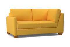 Tuxedo Left Arm Corner Loveseat :: Leg Finish: Pecan / Configuration: LAF - Chaise on the Left