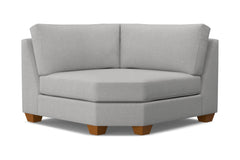 Tuxedo Round Corner :: Leg Finish: Pecan