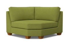 Tuxedo Round Corner :: Leg Finish: Pecan