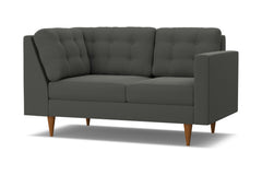 Logan Right Arm Corner Loveseat :: Leg Finish: Pecan / Configuration: RAF - Chaise on the Right