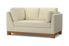 Avalon Right Arm Corner Loveseat :: Leg Finish: Pecan / Configuration: RAF - Chaise on the Right