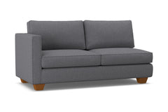 Catalina Left Arm Apartment Size Sofa :: Leg Finish: Pecan / Configuration: LAF - Chaise on the Left