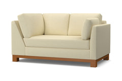 Avalon Right Arm Corner Loveseat :: Leg Finish: Pecan / Configuration: RAF - Chaise on the Right