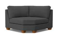 Tuxedo Round Corner :: Leg Finish: Pecan