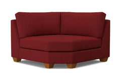 Tuxedo Round Corner :: Leg Finish: Pecan