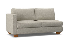 Catalina Left Arm Apartment Size Sofa :: Leg Finish: Pecan / Configuration: LAF - Chaise on the Left