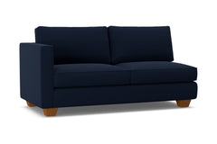 Catalina Left Arm Apartment Size Sofa :: Leg Finish: Pecan / Configuration: LAF - Chaise on the Left