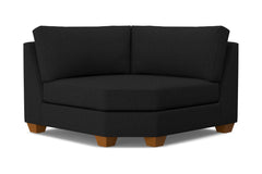 Tuxedo Round Corner :: Leg Finish: Pecan
