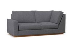 Harper Left Arm Corner Apt Size Sofa :: Leg Finish: Pecan / Configuration: LAF - Chaise on the Left