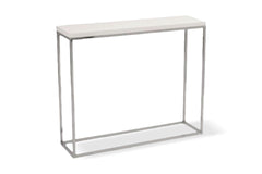 Kings Road Console Table WHITE/CHROME - Apt2B