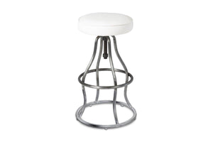 Levett Adjustable Bar Stool WHITE